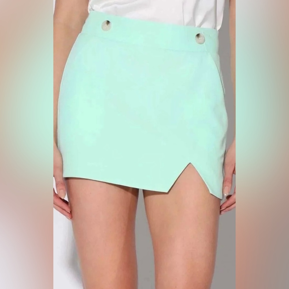 Walter Baker Katarina‎ Mini Skirt Mint Green Size 6 NWT
